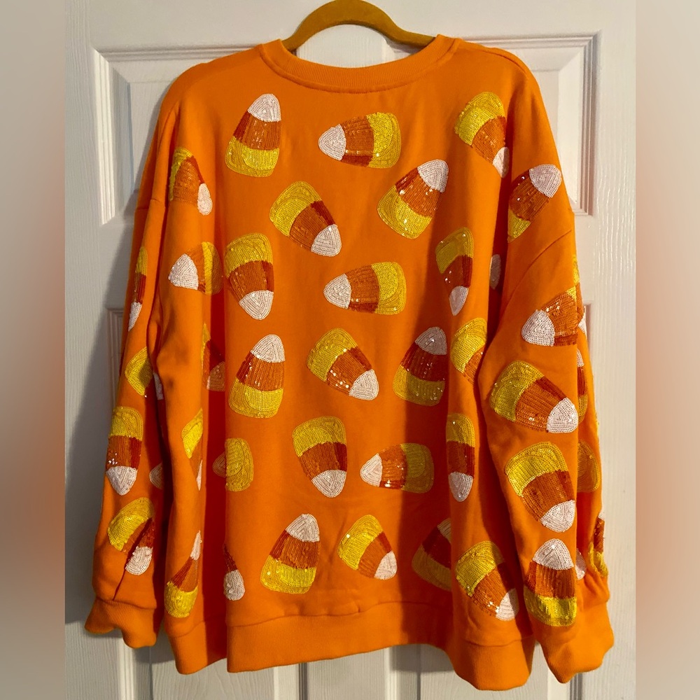 Orange Candy Corn Sweater - Picture 2 of 2